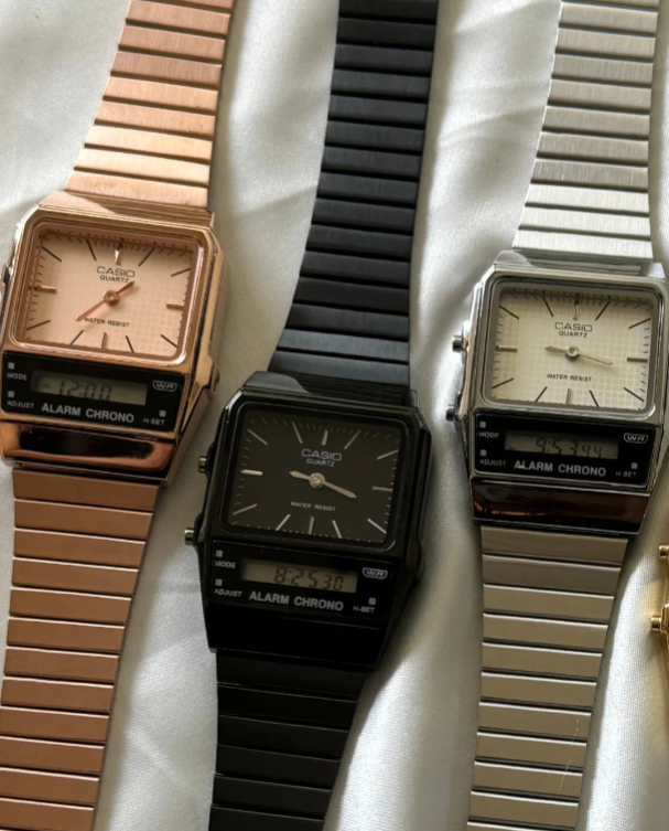 Vintage AQ800 Unisex (Analog Digital Watch)