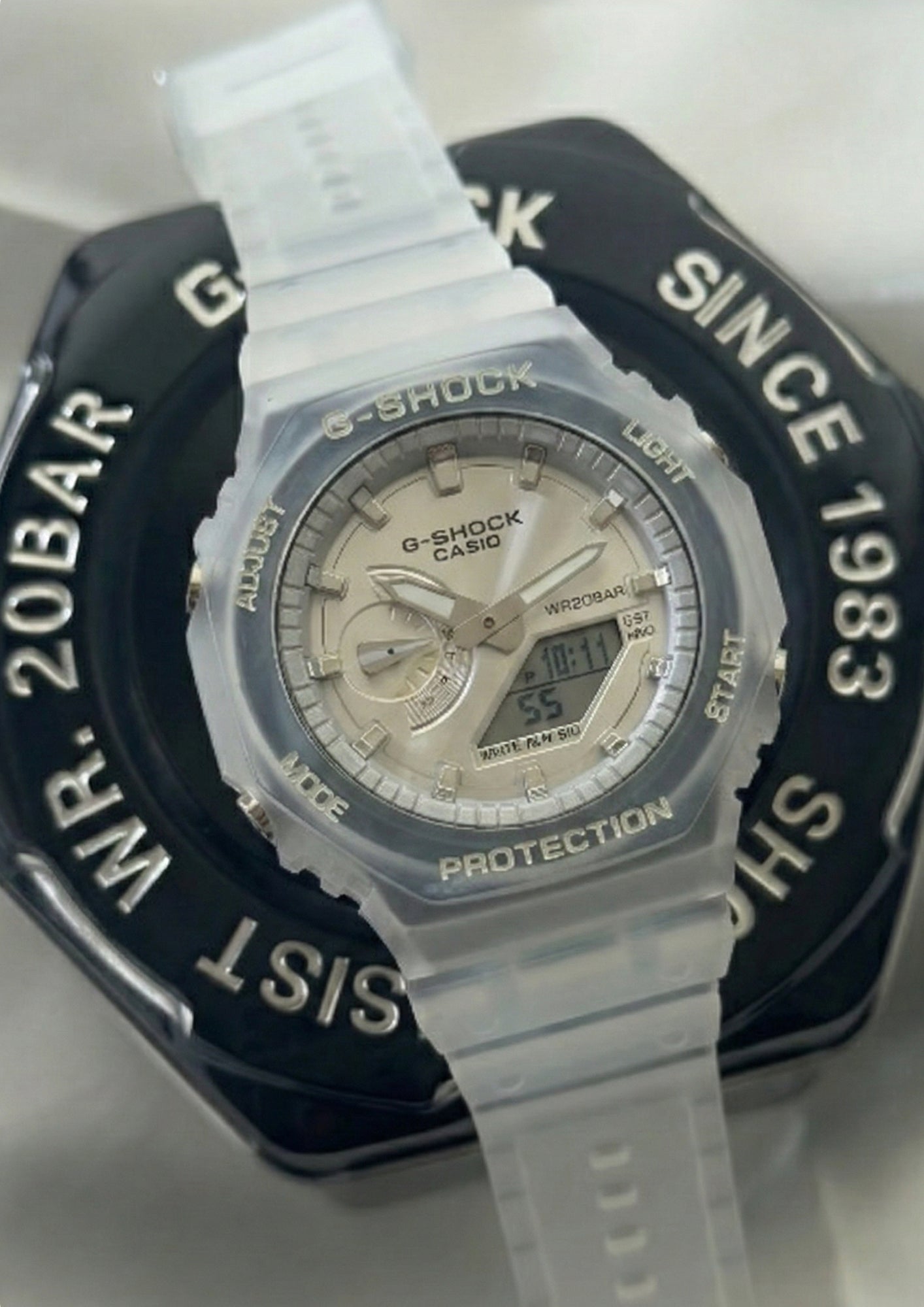GShock-GA-2100SK (Analog Digital Watch)
