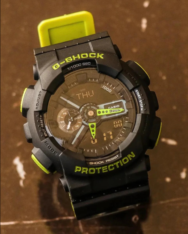 GShock-GA-110GB (Analog Digital Watch)
