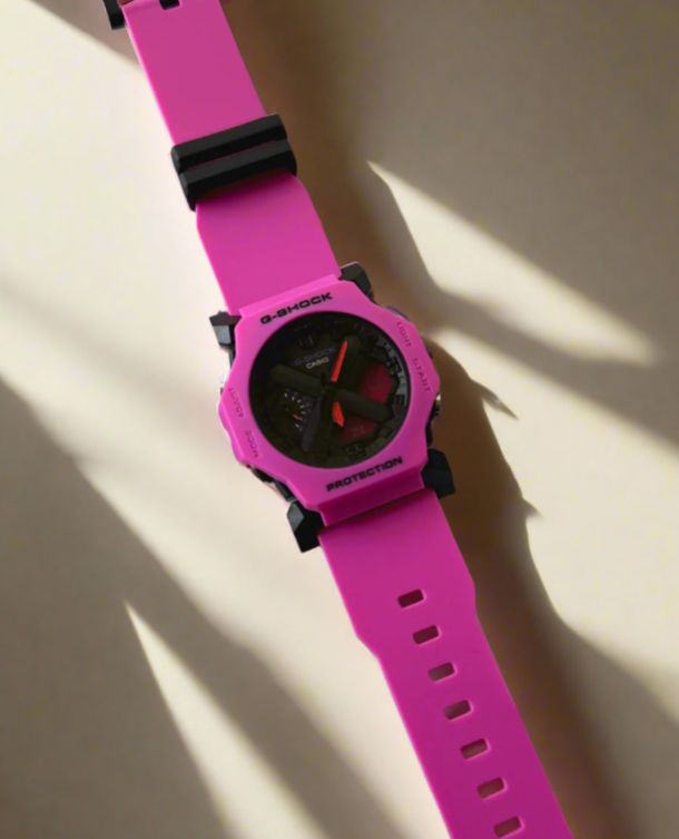 GShock-A-2300-7ADR (Analog Digital Watch)