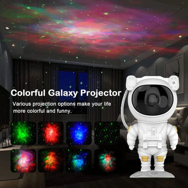 Glowry Astronaut Galaxy Light Projector