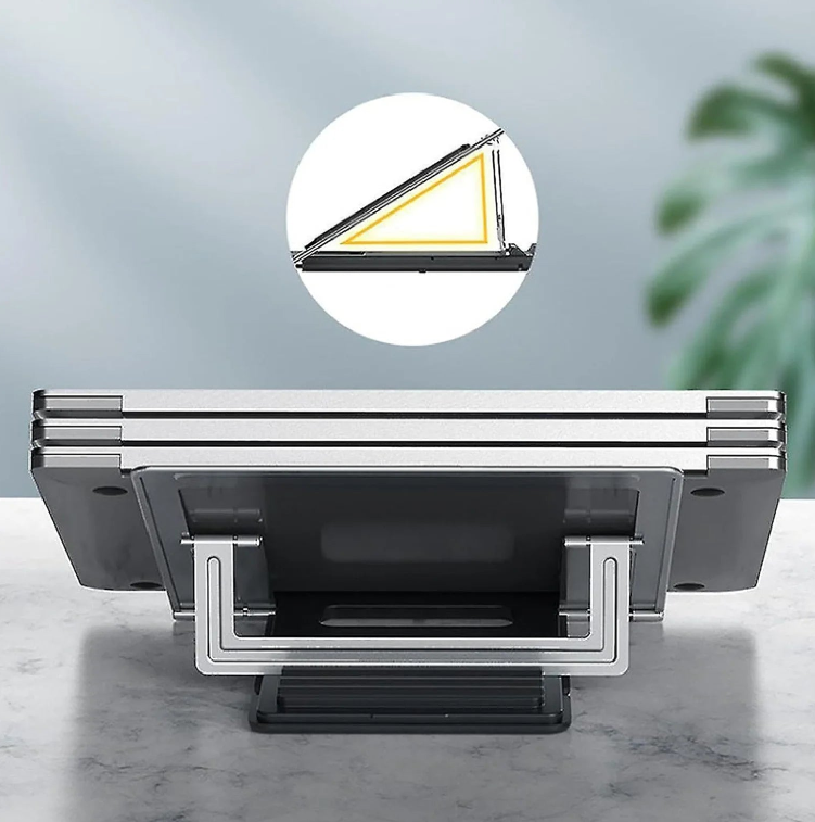 Slim Aluminum Alloy & Metal Foldable Laptop & Tablet Stand