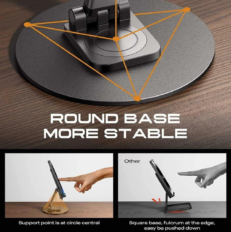 Mobile Aluminium Stand with 360° Rotation