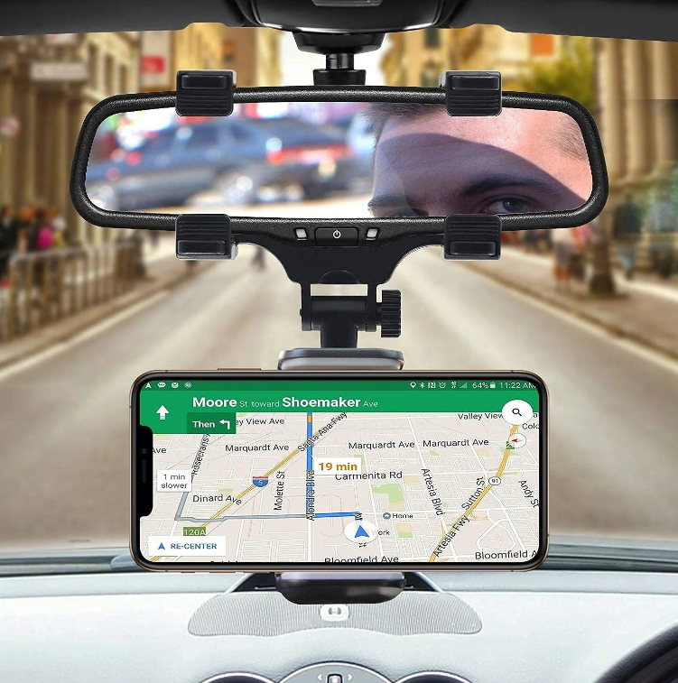 Car Rearview Mirror Holder 360° Rotation