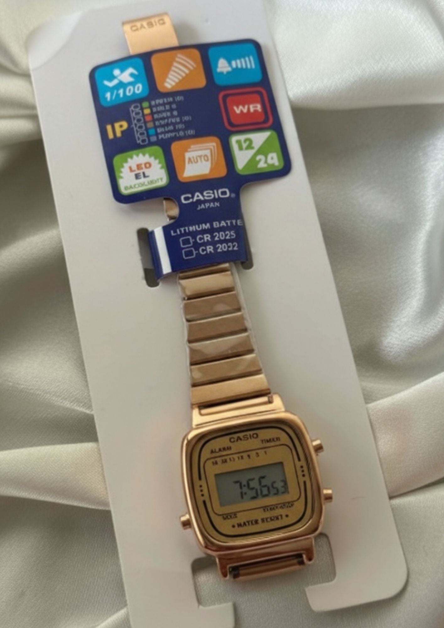 Vintage D124 Rose Gold (Digital Watch)