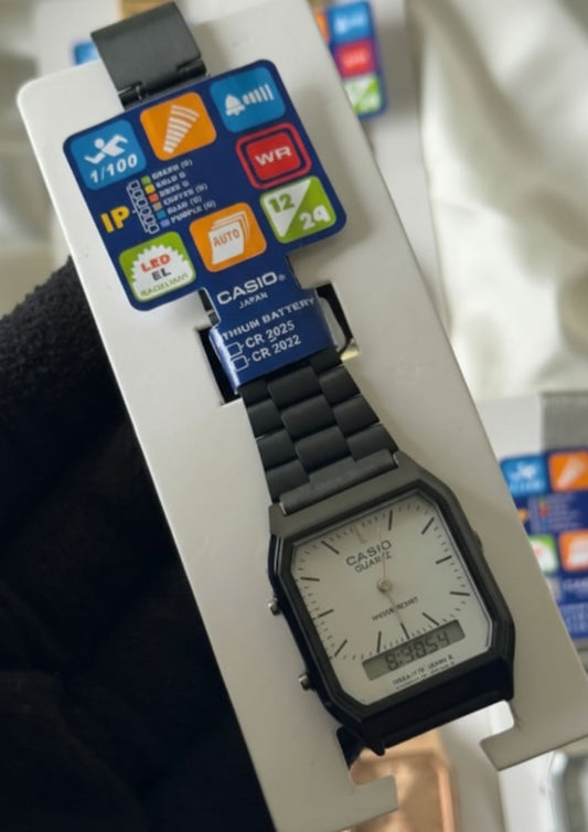Vintage AQ230 Unisex (Analog Digital Watch)