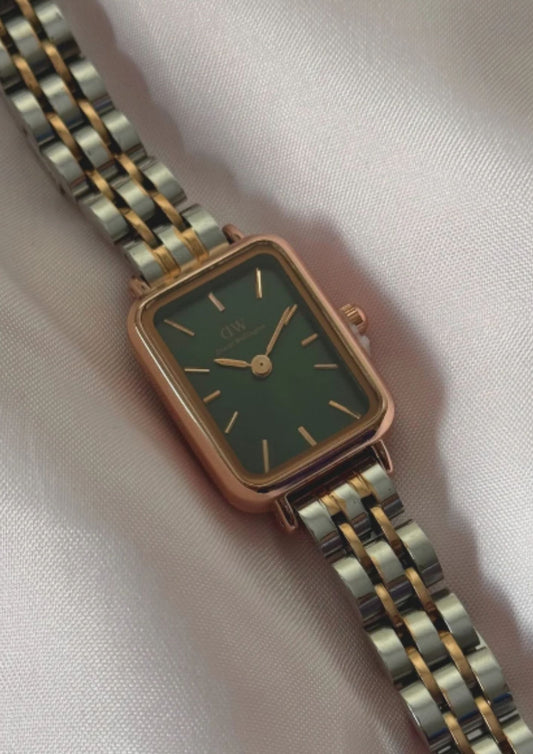 DW Quadro Green (Analog Watch)