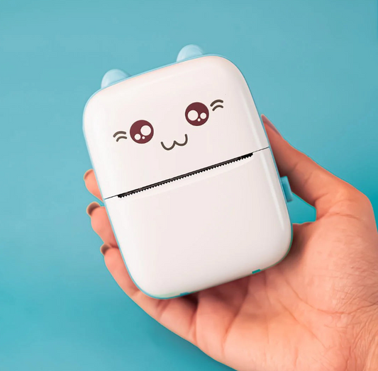 Mini Ink-Free Bluetooth Printer + 3 Free Rolls