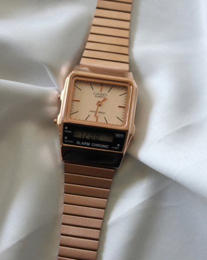 Vintage AQ800 Unisex (Analog Digital Watch)