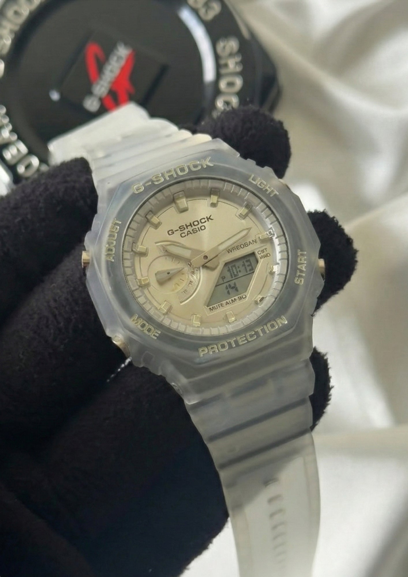 GShock-GA-2100SK (Analog Digital Watch)
