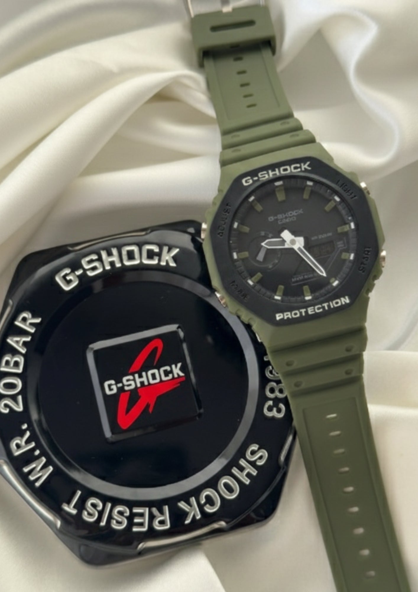 GShock-GA-2110SU (Analog Digital Watch)