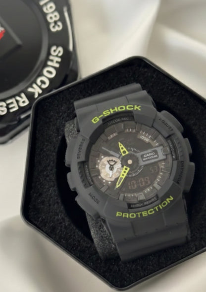 GShock-GA-110GB (Analog Digital Watch)