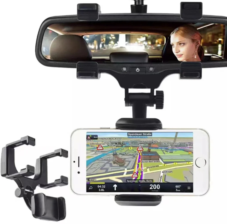 Car Rearview Mirror Holder 360° Rotation