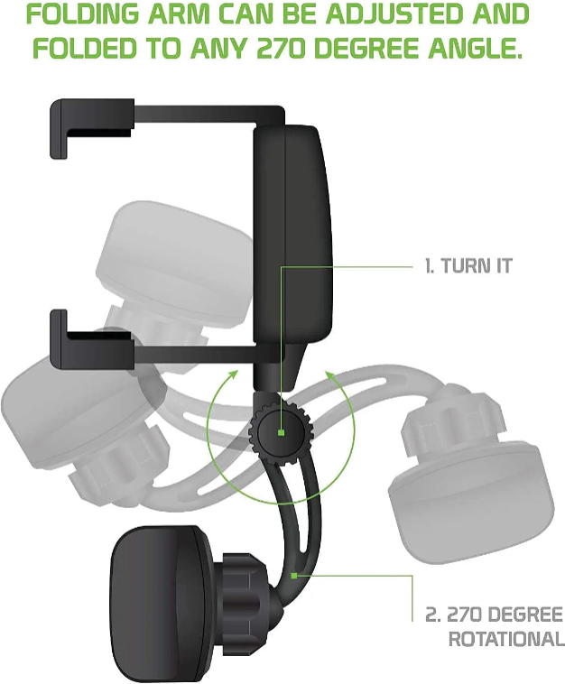 Car Rearview Mirror Holder 360° Rotation