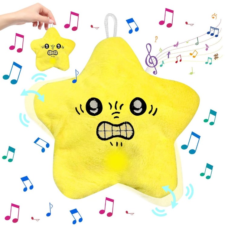 Angry Star Plush Moving, Moving Star Plush