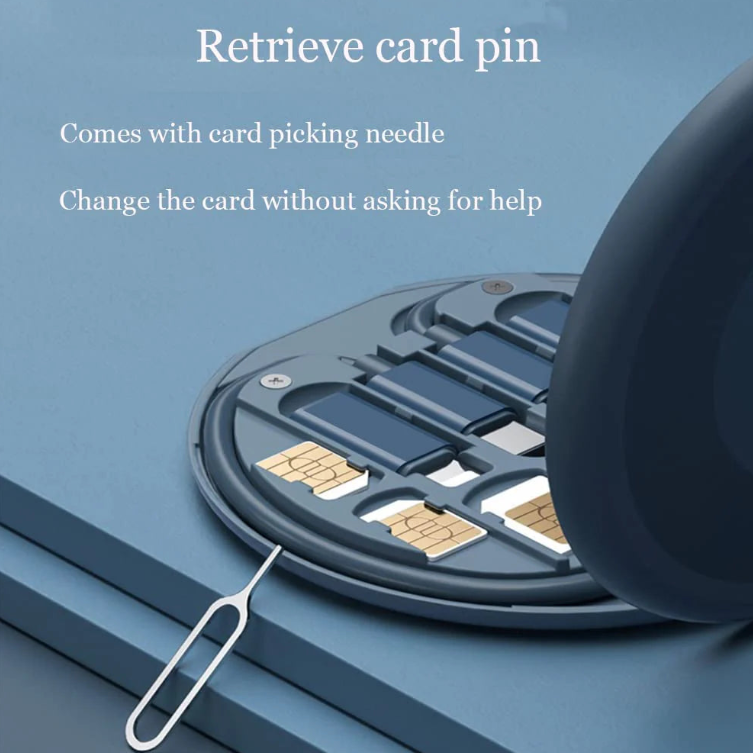 Data Cable Set Storage Box - Mobile Phone Holder