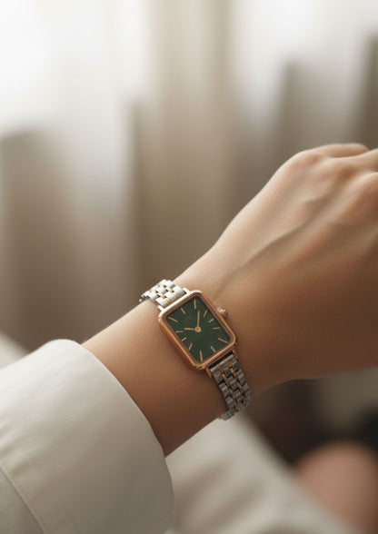 DW Quadro Green (Analog Watch)