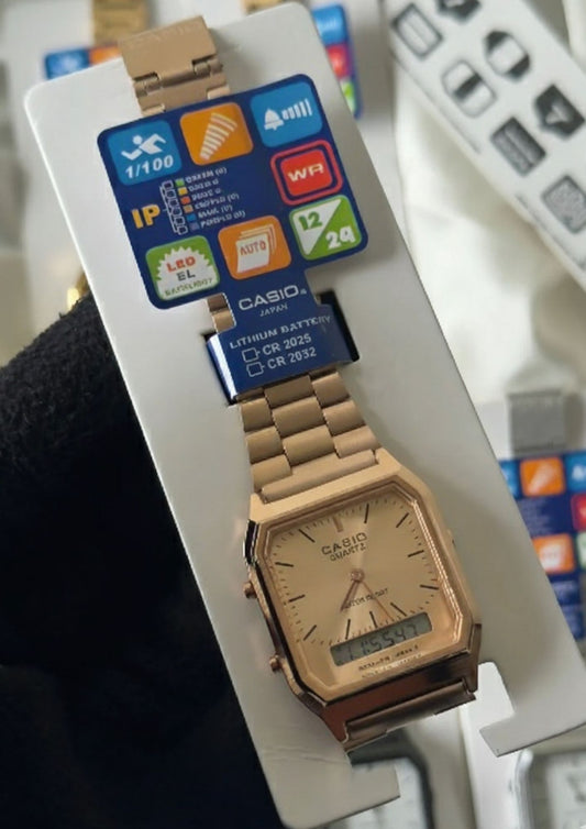 Vintage AQ230 Unisex (Analog Digital Watch)