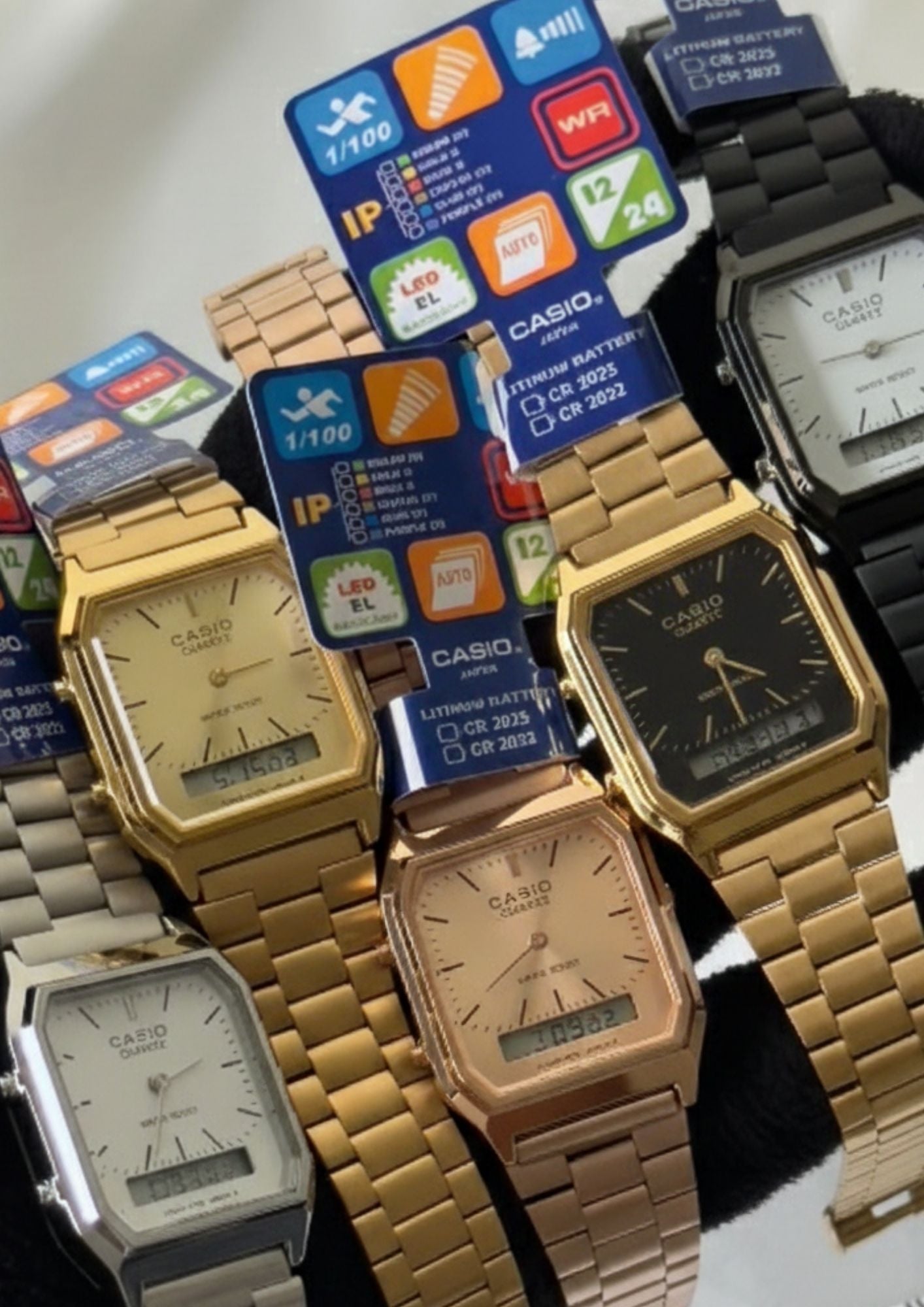 Vintage AQ230 Unisex (Analog Digital Watch)