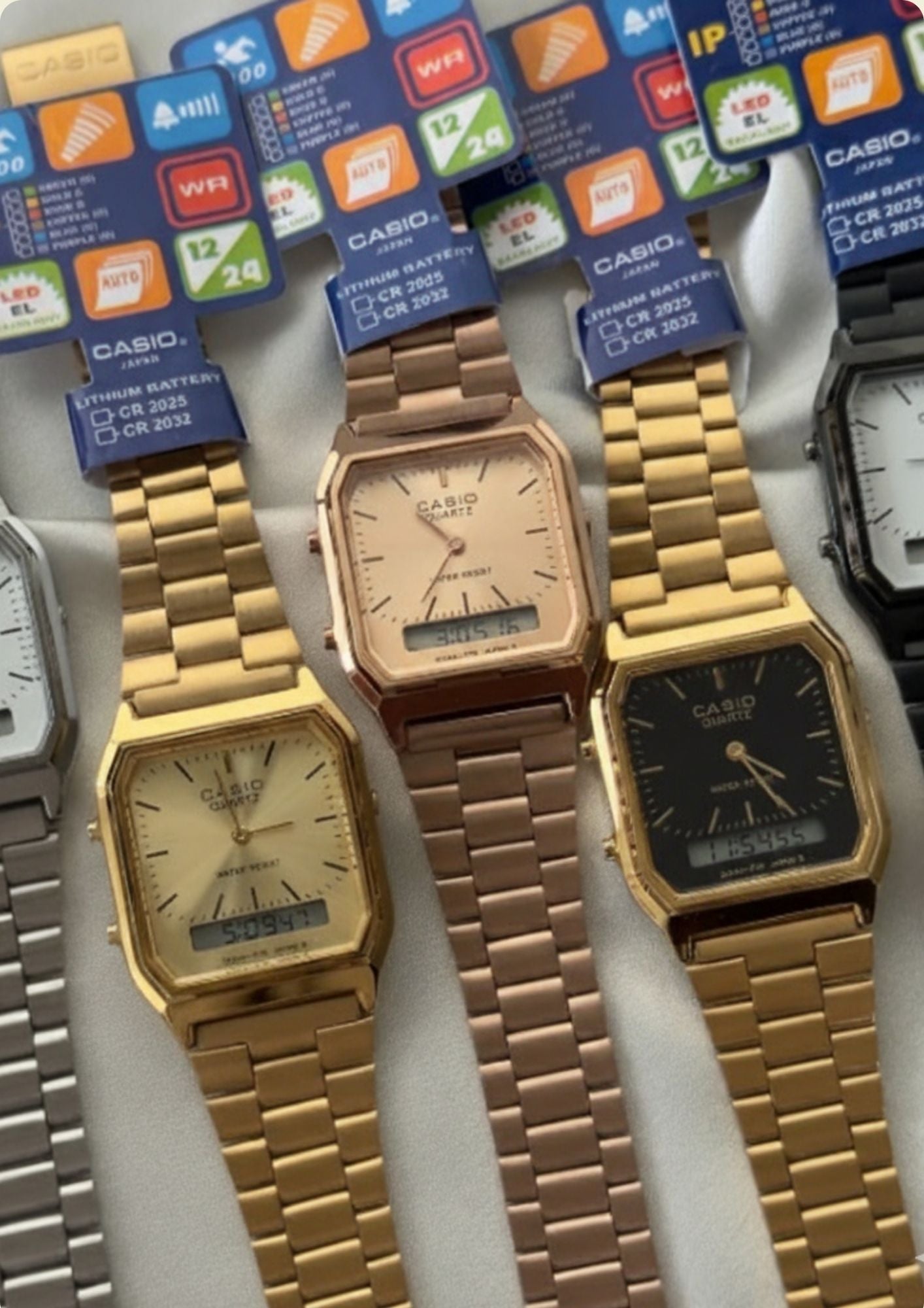 Vintage AQ230 Unisex (Analog Digital Watch)