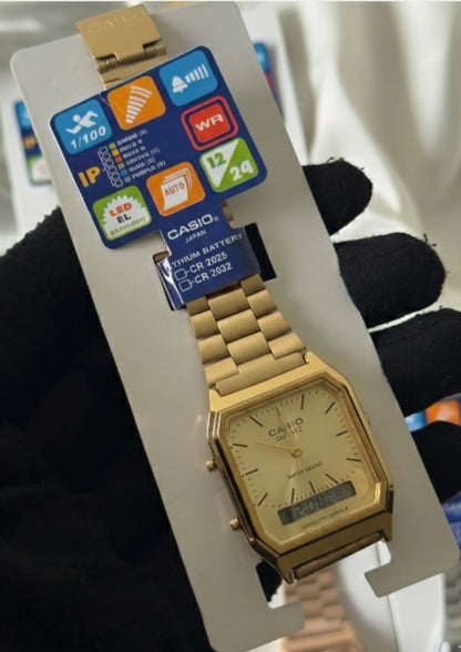 Vintage AQ230 Unisex (Analog Digital Watch)