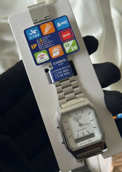 Vintage AQ230 Unisex (Analog Digital Watch)