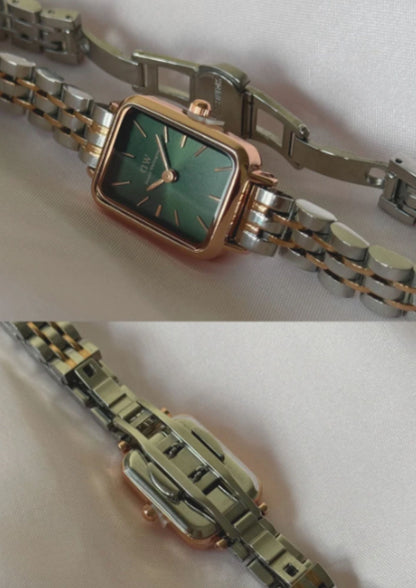 DW Quadro Green (Analog Watch)