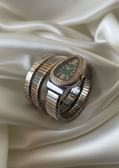 Serpenti-Tubogas (Analog Watch) - Green