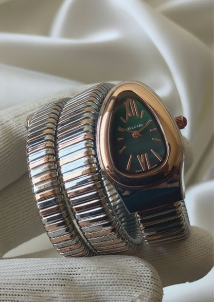 Serpenti-Tubogas (Analog Watch) - Green