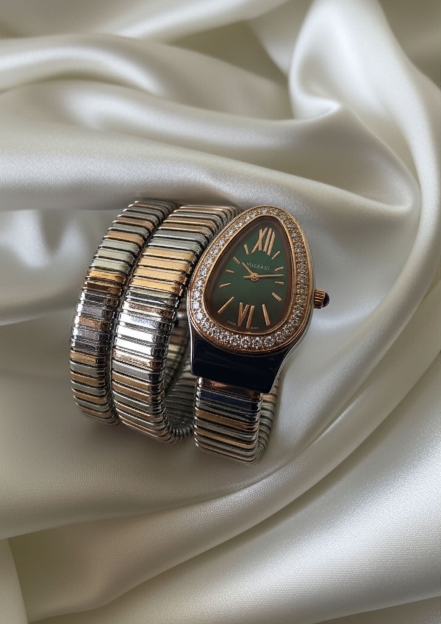 Serpenti-Tubogas (Analog Watch) - Green