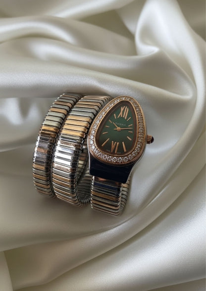 Serpenti-Tubogas (Analog Watch) - Green