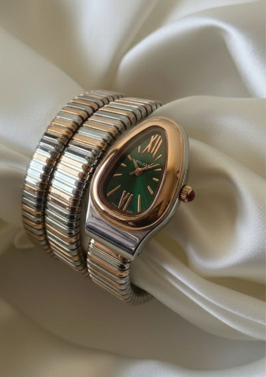 Serpenti-Tubogas (Analog Watch) - Green