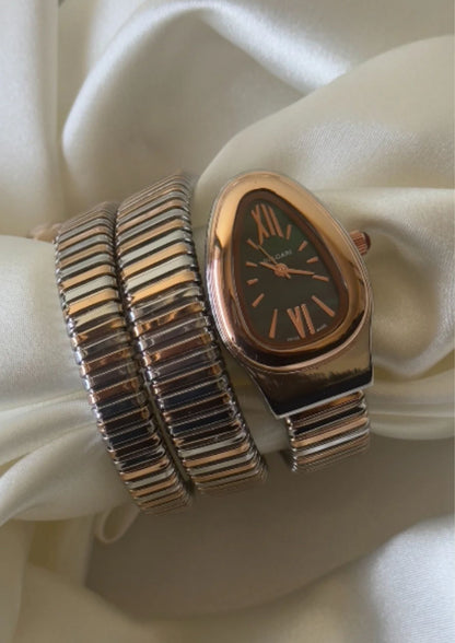 Serpenti-Tubogas (Analog Watch) - Green