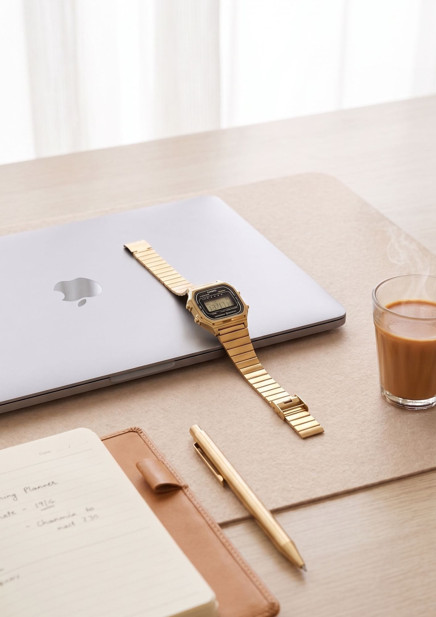 Vintage D124 (Digital Watch) - Gold