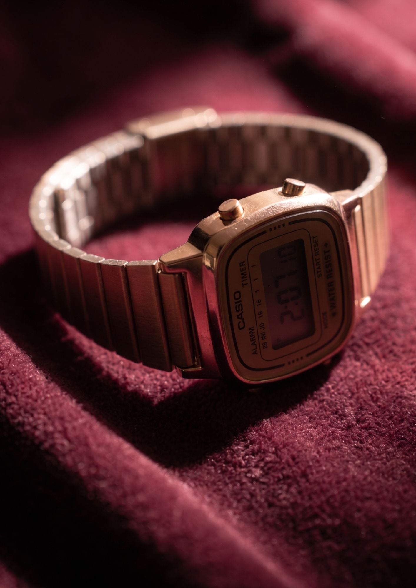 Vintage D124 (Digital Watch) - Rose Gold