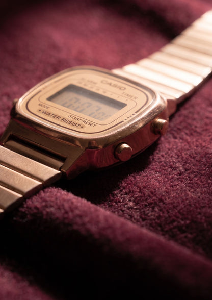 Vintage D124 (Digital Watch) - Rose Gold