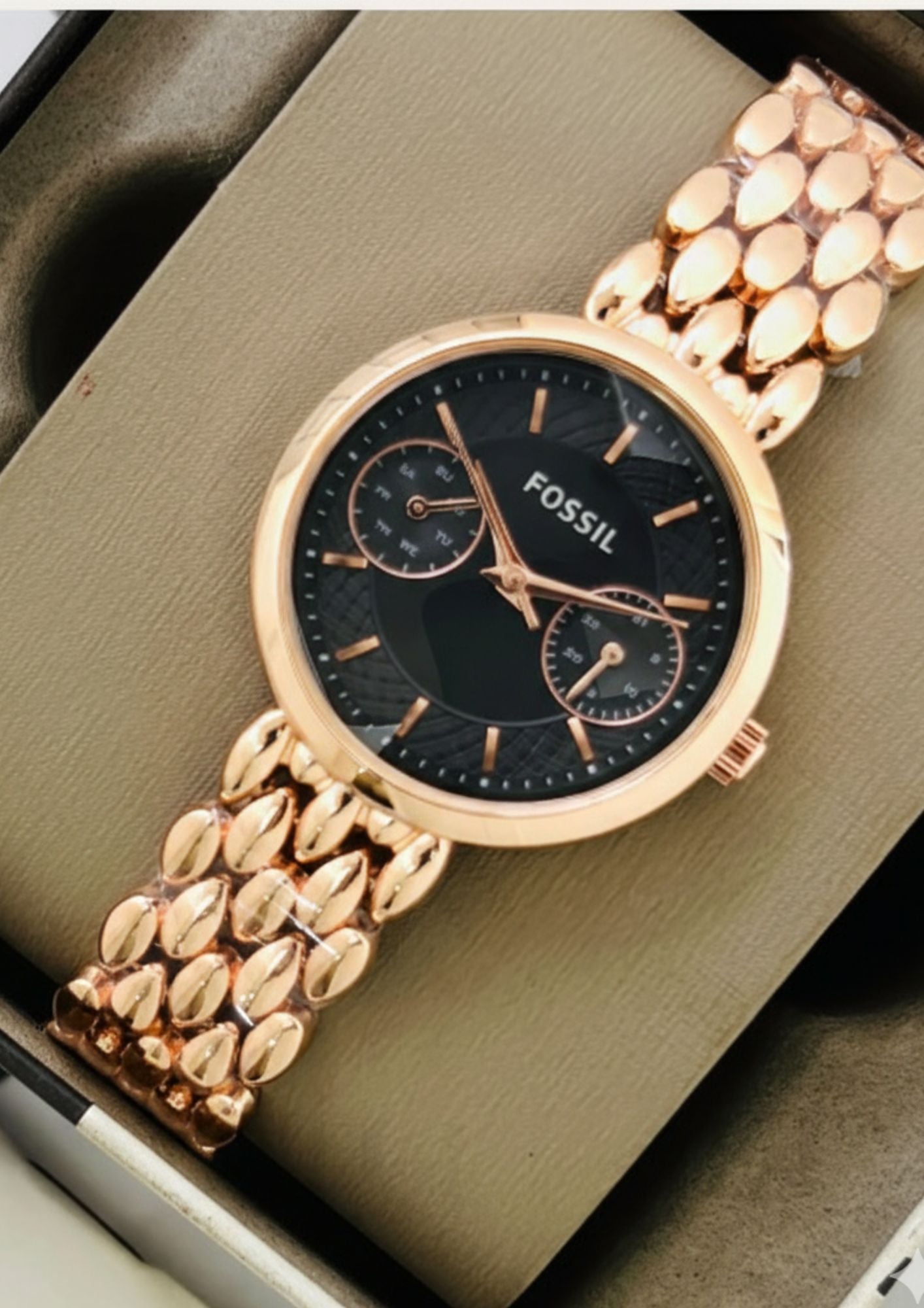 Fossil-Carlie Mini (Chronograph Watch)